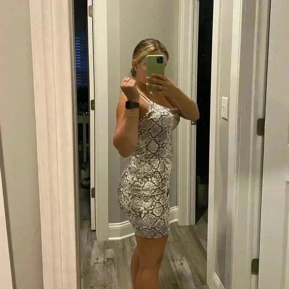 Womens Windsor Snakeskin Dress